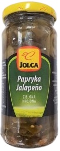 Jolca geschnittene Jalapeno-Paprika