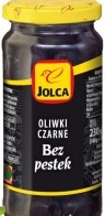 Jolca black olives, seedless