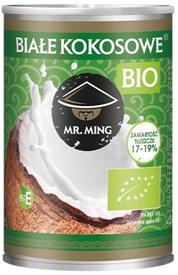 Señor. Ming White Coconut 17-19% BIO Leche de coco