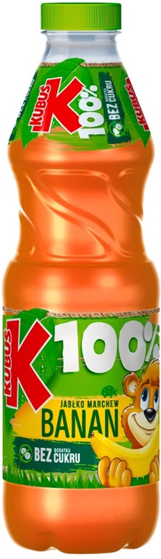 Kubuś Sok z owoców i warzyw 100% jabłko marchew banan