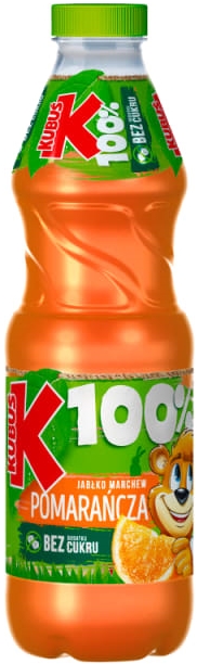 Kubuś Sok z owoców i warzyw 100% jabłko marchew pomarańcza