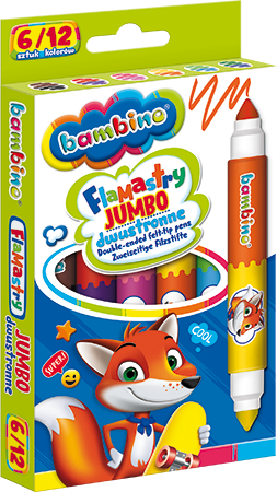 Bambino Jumbo doppelseitige Marker 6/12 Farben