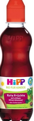 HIPP Red fruit with mineral water, BIO