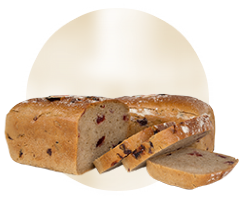 Janca rye bread with cranberries