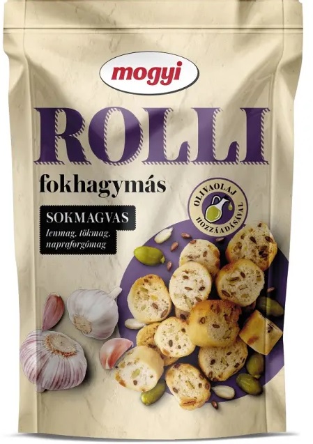 Mogyi Rolli multi-grain croutons with garlic flavor