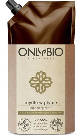 Only Bio hypoallergenic liquid soap, bio-refined rapeseed surfactin