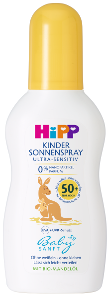 Loción en spray HiPP Sun Protection con filtro SPF50
