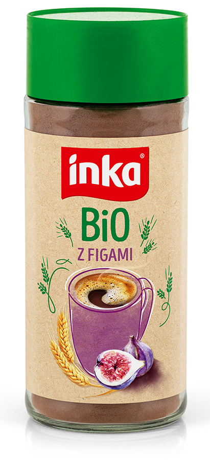 Inka Bio con café de cereal instantáneo de higos