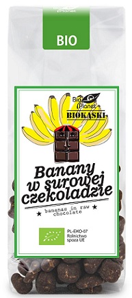 Bio Planet Bananas in raw chocolate BIO