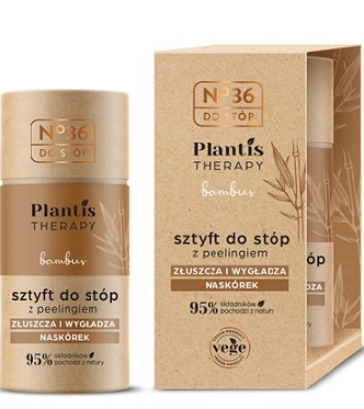 No.36 Plantis Therapy Sztyft do  stóp z peelingiem, Bambus