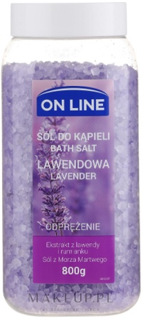 On Line Lavender bath salt - Relaxation