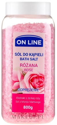 On Line Sól do kąpieli Różana  - Odprężenie