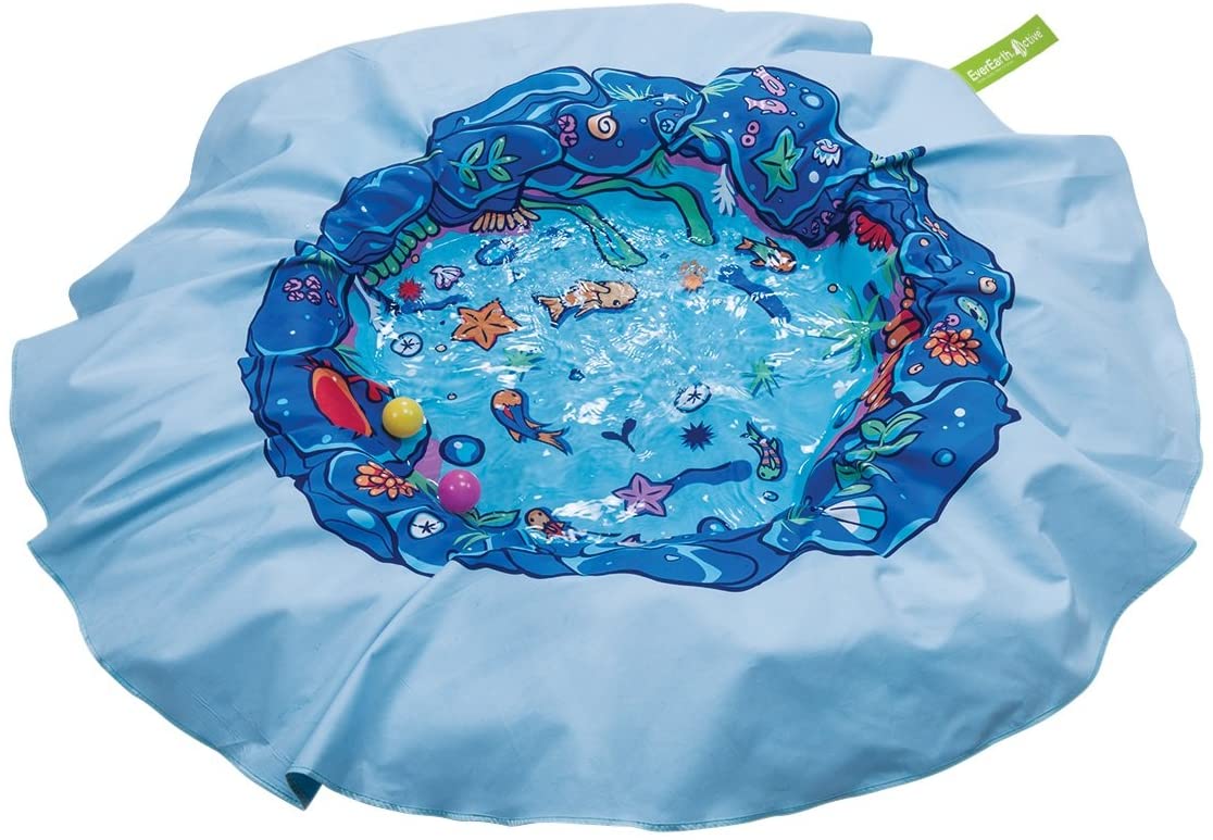 Pool and blanket for the beach, reversible 2 in 1
