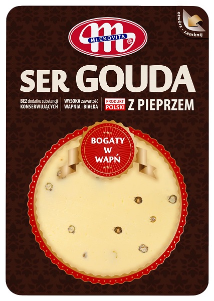 Mlekovita Gouda cheese with pepper