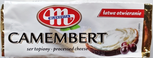 Queso camembert procesado Mlekovita, cubitos