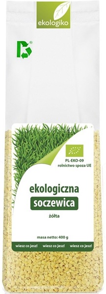 Ekologiko Ecological Yellow Lentil