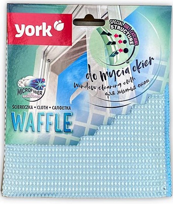 Paño de microfibra York para ventanas Waffle