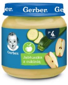 Gerber apples with zucchini