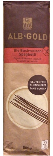 Alb Gold buckwheat spaghetti. Gluten-free BIO