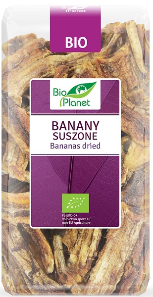 Bio Planet BIO сушеные бананы