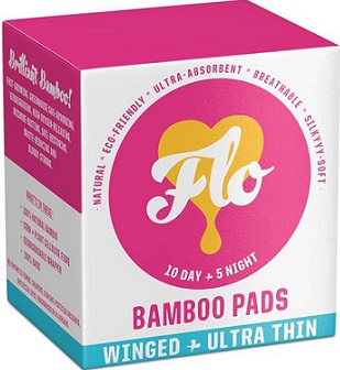 Toallas Sanitarias Flo Bamboo (10 toallas de día y 5 de noche)