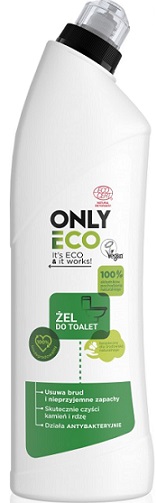 Only Eco Żel do czyszczenia toalet i pisuarów, efektywnie usuwa kamień i osady
