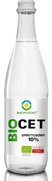 Vinagre de alcohol Bio Food 10% BIO, sin gluten  