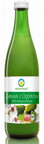 Bio Food Zakwas z Ogórków 100% ekologiczny kiszony