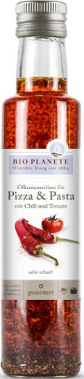 Bio Planete Olej do Pizzy i Makaronu o smaku Chili i Pomidora