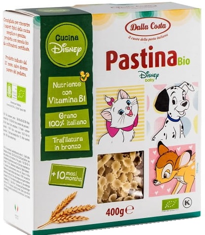 Dalla Costa Pastina BIO Ekologiczny makaron bezjajeczny z mąki z pszenicy durum