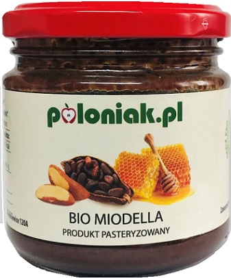 Miel Poloniak con nueces de Brasil y cacao BIO