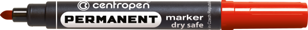 Centropen Permanentmarker rot Permanent Dry Safe Ink 8510