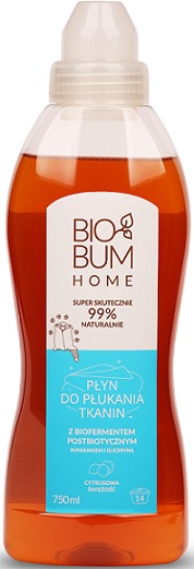Кондиционер для белья Biobum Home с биоферментом, ромашкой и глицерином Цитрусовая свежесть