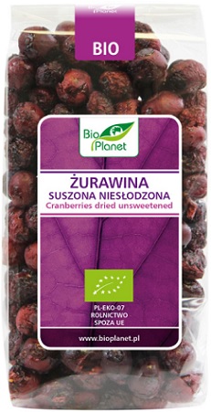 Bio Planet BIO dried unsweetened cranberry