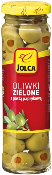 Jolca Grüne Oliven mit Pfefferpaste