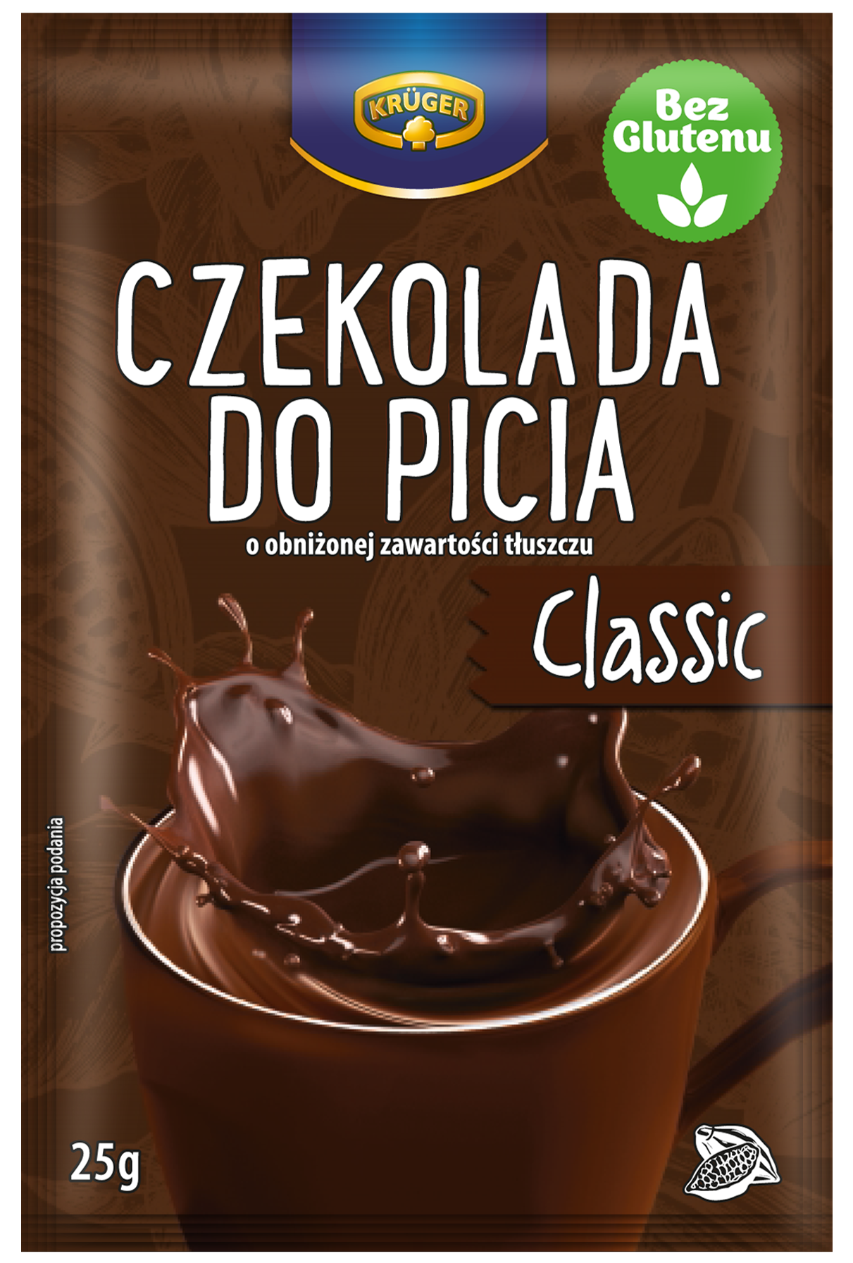 Krüger Czekolada do picia Classic o obniżonej zawartości tłuszczu