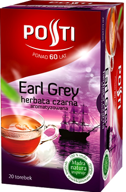 Té negro con sabor Posti Earl Grey