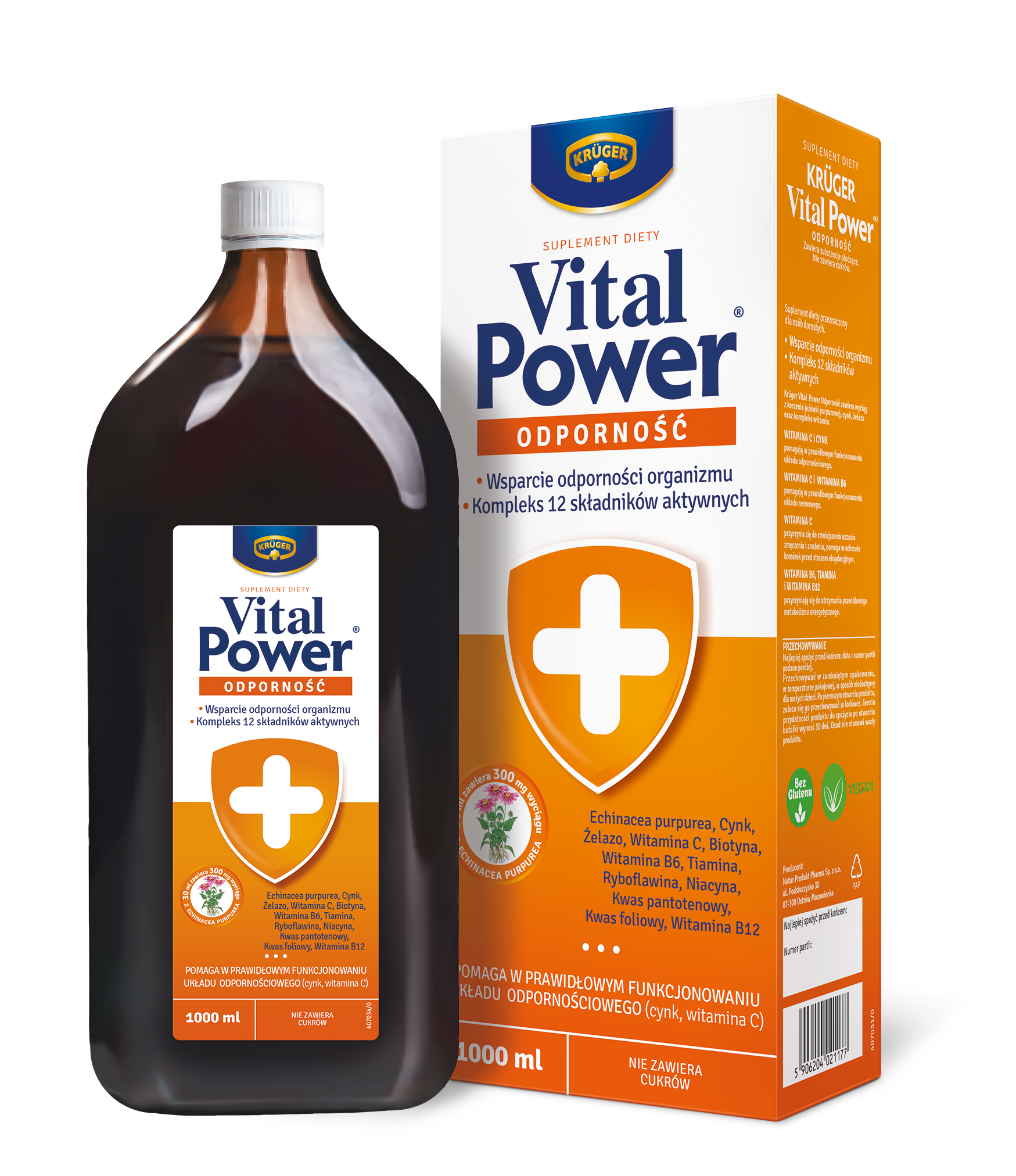 Krüger Vital Power Immunity Dietary Supplement