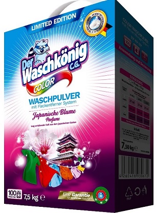 Der Waschkonig Detergente en polvo Japanisch Blume Color
