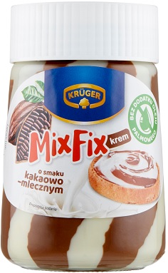 Mix Fix Krem bez oleju palmowego o smaku kakaowo-mlecznym 