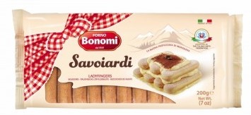 Forno Bonomi Savoiardi Italian biscuits.