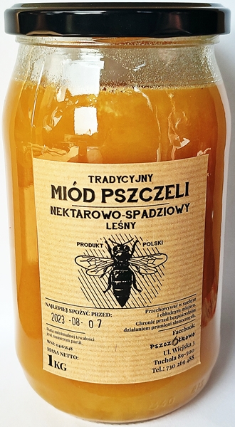 Pszczółkowo tradicional y Honeydew Miel de abeja
