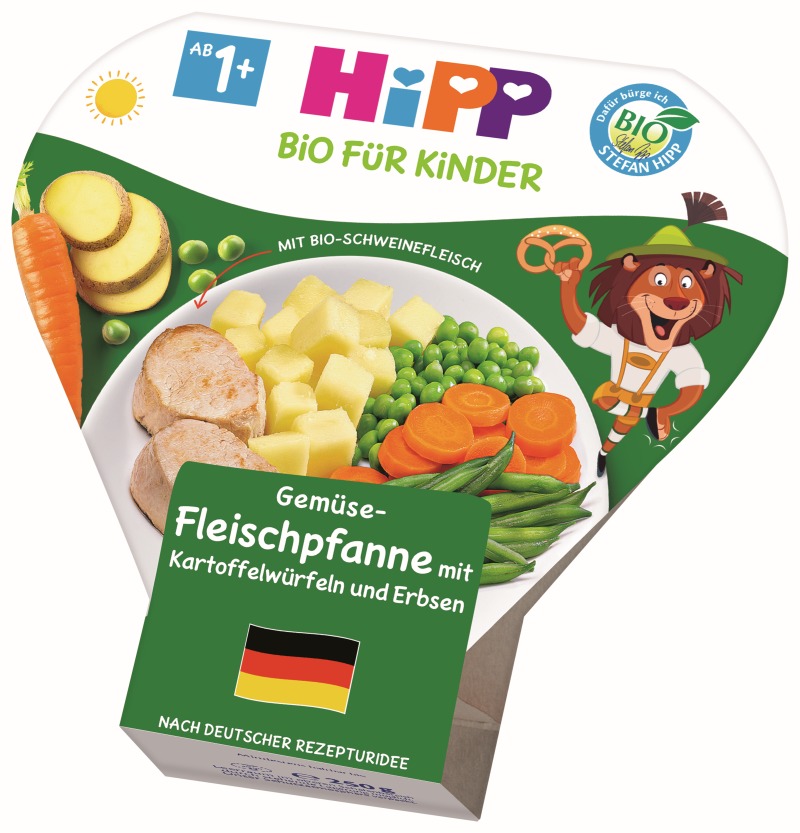 HiPP Gemüse mit Kartoffeln und zarter Schweinelende BIO