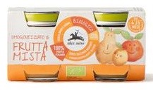 Alce Nero Ecological fruit puree gluten-free mix, without the addition of BIO sugars