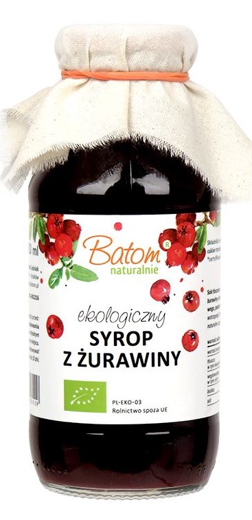 Batom Ekologiczny syrop z żurawiny BIO