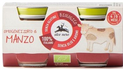 Alce Nero BIO крем из говядины без глютена