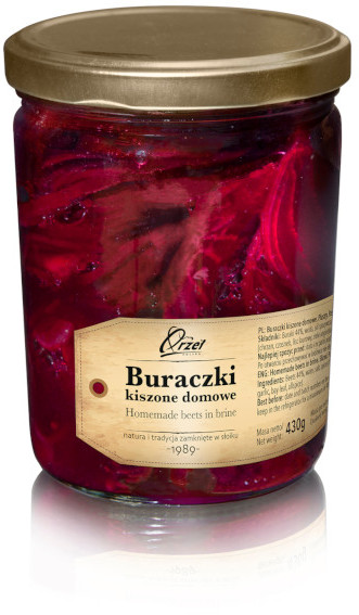 Polish eagle Pickled homemade beetroots