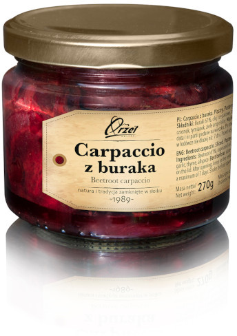 Orzeł Polska Carpaccio Z Buraka