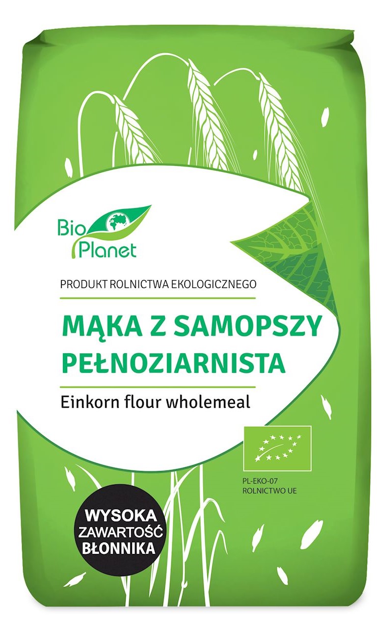 Bio Planet Mąka z samopszy BIO  pełnoziarnista