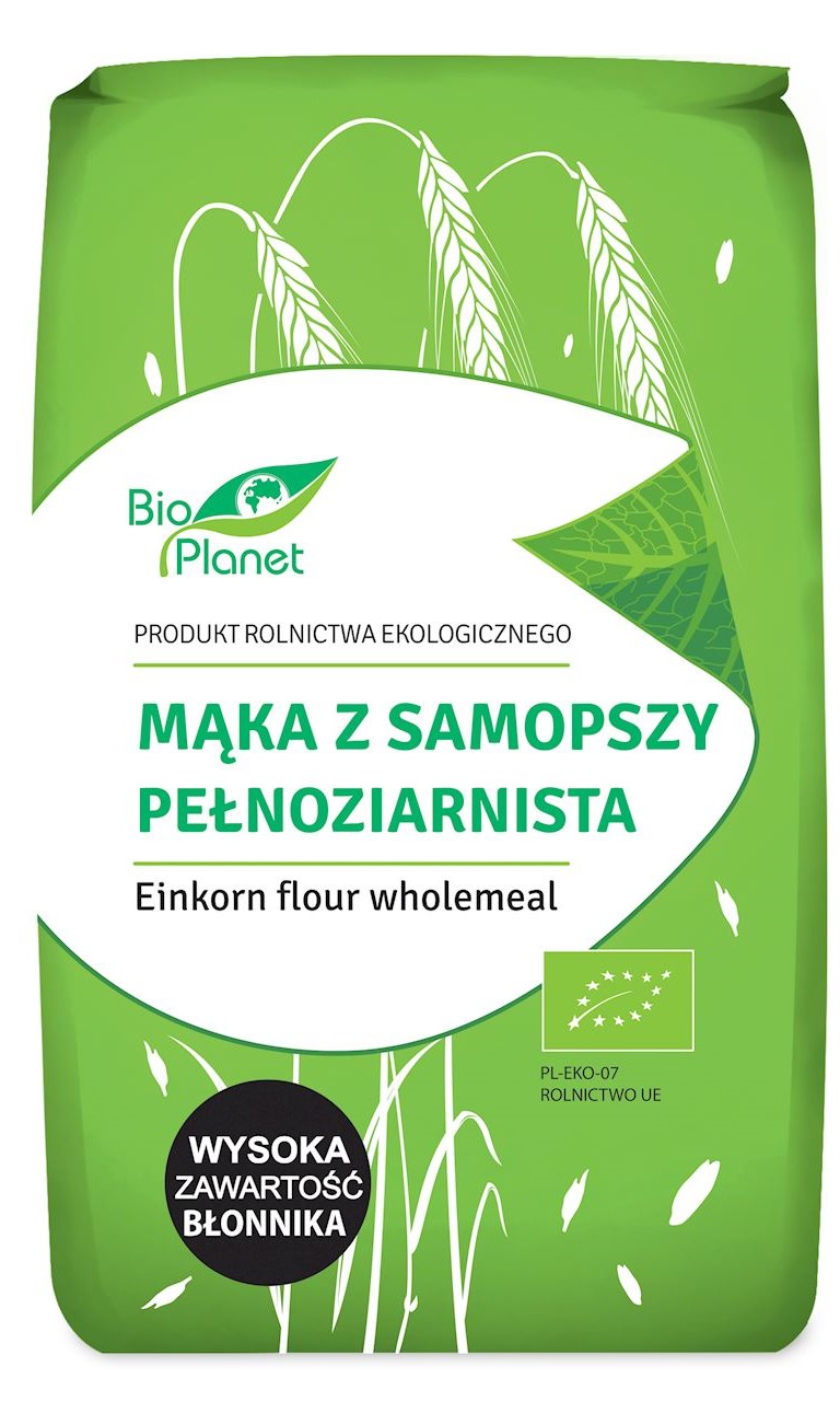 Цельнозерновая мука Bio Planet BIO из однозернянки